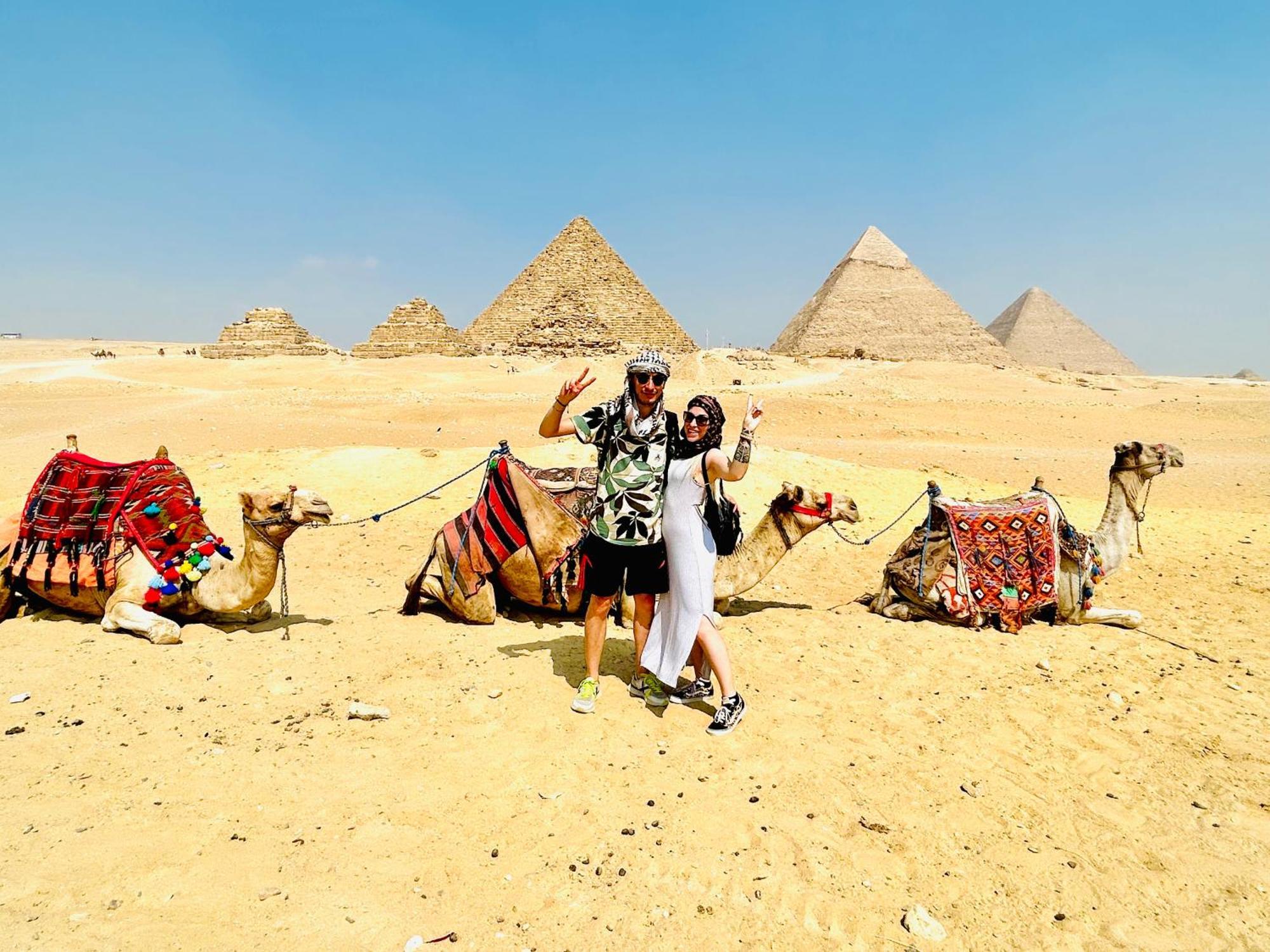 Kafret el-Gabal Global Pyramids View Inn מראה חיצוני תמונה